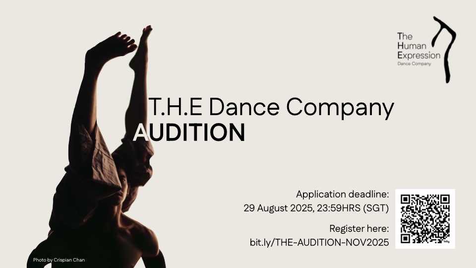 Audition – Full – Time Dance Artist with T.H.E Dance Company (Singapore) 2025
