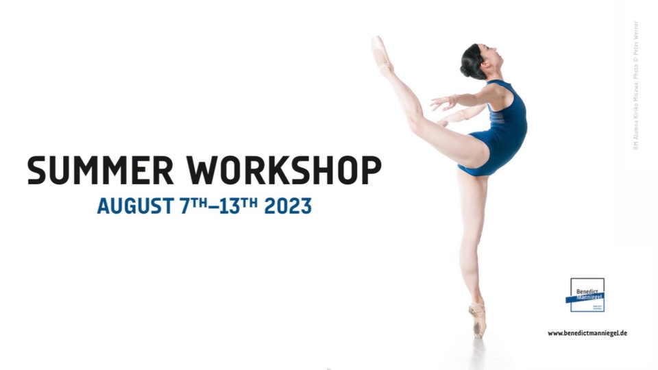 Benedict Manniegel Summer Workshop 2023