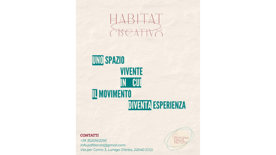 Habitat Creativo – International Call For Dancers And Performers