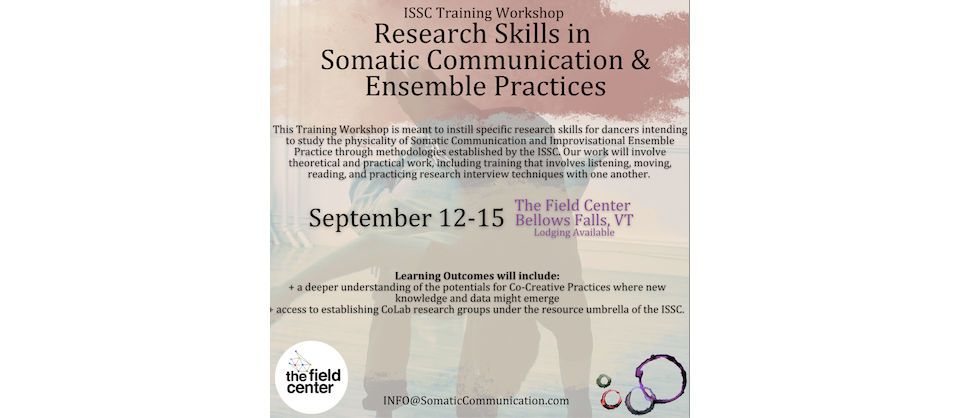 ISSC Training: Research Skills In Somatic Communication And Ensemble Practices