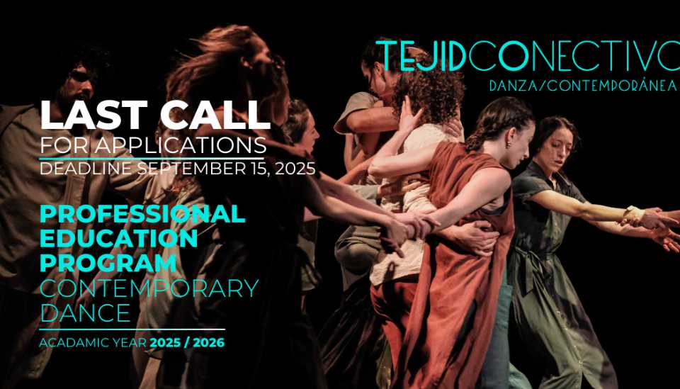 Tejido Conectivo Professional Education Program in Contemporary Dance. Madrid, 2025/2026