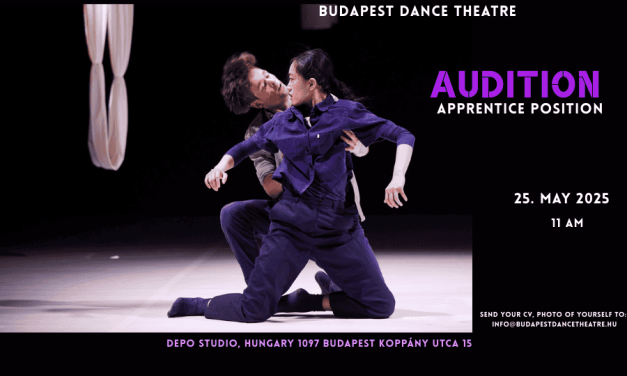 Budapest Dance Theatre Is Holding Audition For Apprentice Position